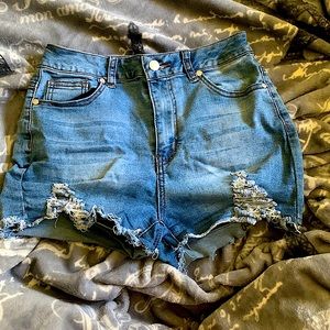 Light blue denim shorts from Shein. Size small